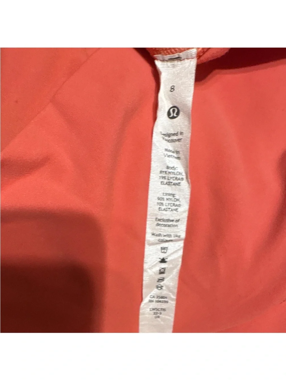 lululemon athletica Coral Performance Leggings